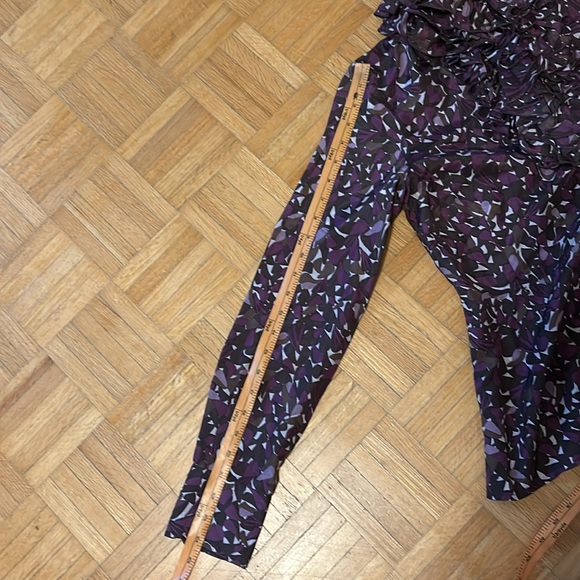 Henry Cottons  Purple Ruffled Women's Top - Picture 5 of 10